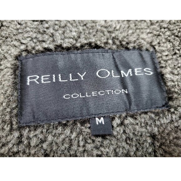 Reilly Olmes Collection Brown Shearling Leather Coat | Made in Turkey | M - Picture 11 of 12